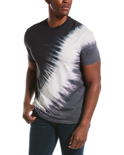 Shop Armani Exchange Regular Fit T-shirt In Purple