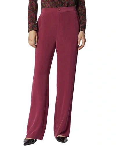 Shop Equipment Aeslin Silk Trouser In Red