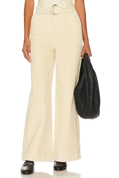 Shop Minkpink Thea Cord Pant In Cream In White