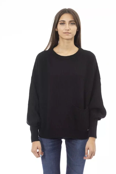 Shop Baldinini Trend Wool Women's Sweater In Black