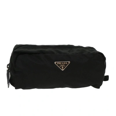 Shop Prada Re-nylon Synthetic Clutch Bag () In Black