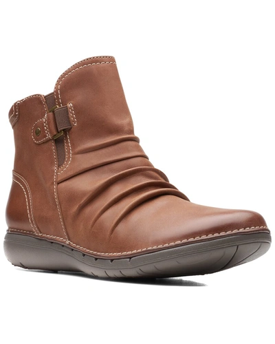 Shop Clarks Clark's Un Loop Top Leather Boot In Brown
