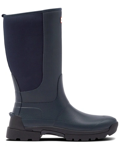 Shop Hunter Balmoral Tall Boot In Blue