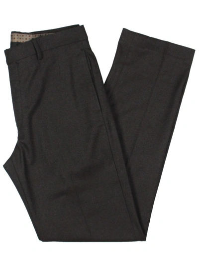 Shop Lauren Ralph Lauren Mens Classic Fit Formal Dress Pants In Brown