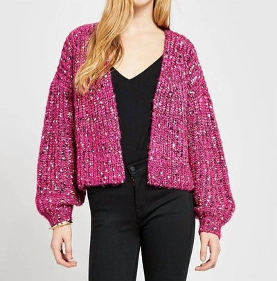 Shop Gentle Fawn Minnow Cardigan In Hot Pink