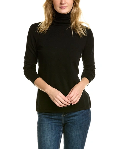 Shop Edinburgh Knitwear Turtleneck Sweater In Black