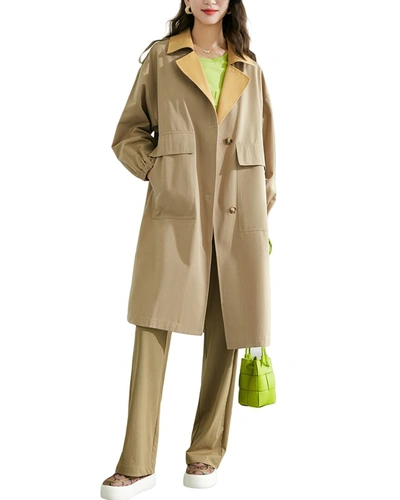 Shop Onebuye Coat In Brown