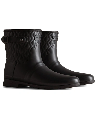 Shop Hunter Refined Quilted Short Boot In Black