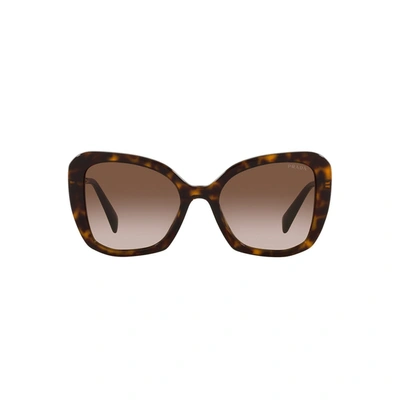 Shop Prada Pr 03ys 2au6s1 53mm Womens Butterfly Sunglasses In Grey