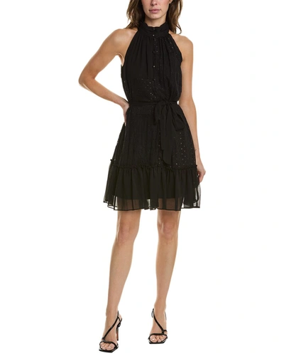 Shop Taylor Chiffon Dress In Black