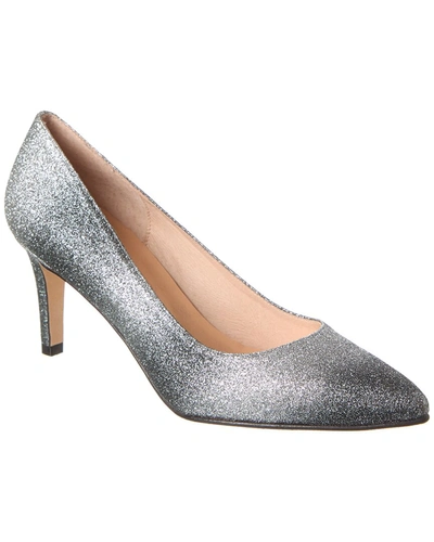 Shop French Sole Nurit Glitter Pump In Silver