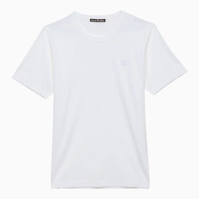 Shop Acne Studios Optic Crew-neck T-shirt In White