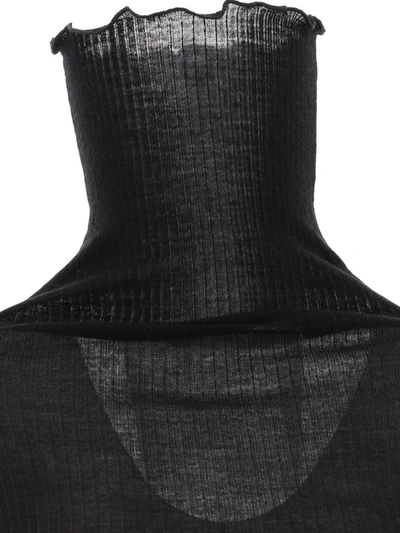 Shop Baserange "omato" Turtleneck Sweater In Black