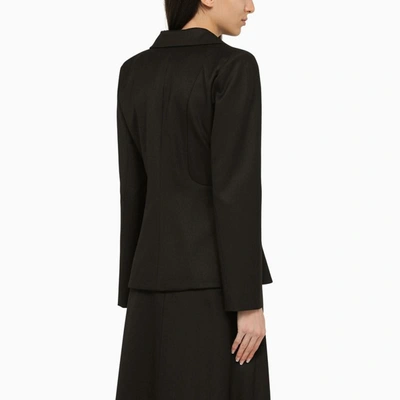 Shop By Malene Birger Single-breasted Jacket In Black