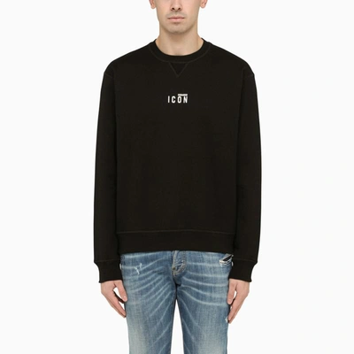 Shop Dsquared2 Crewneck Sweatshirt In Black