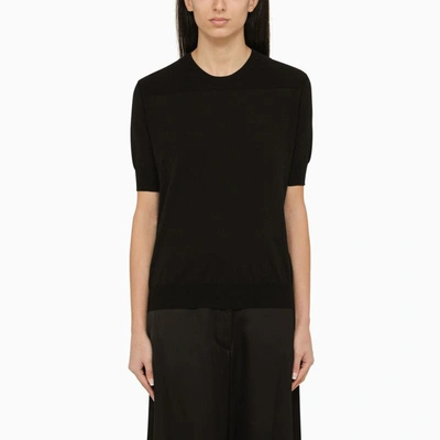 Shop Jil Sander Short-sleeved Jersey In Black
