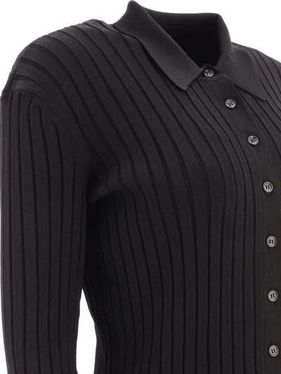 Shop Nensi Dojaka Ribbed Shirt In Black