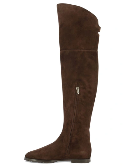 Shop Skorpios "stefania" Boots In Brown