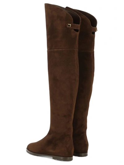 Shop Skorpios "stefania" Boots In Brown