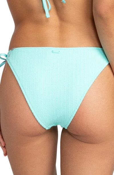 Shop Roxy Aruba Tie Side Bikini Bottoms In Aruba Blue