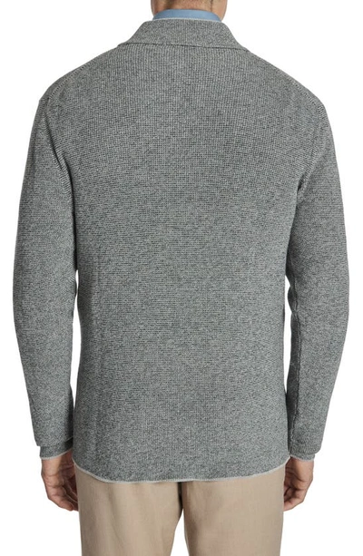 Shop Jack Victor Daulac Quarter Zip Pullover In Charcoal