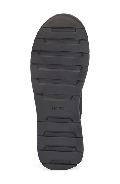 Shop Hugo Boss Titanium Sneaker In Black