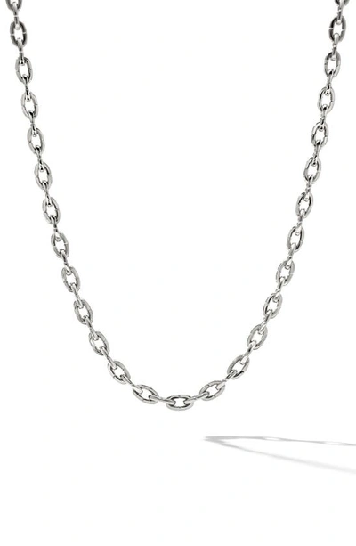 Shop Cast The Baby Brazen Chain Necklace In Silver
