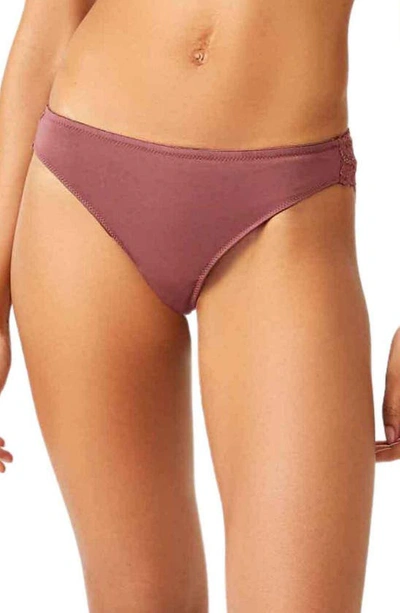 Shop Free People Intimately Fp Happier Than Ever Briefs In Red Beans