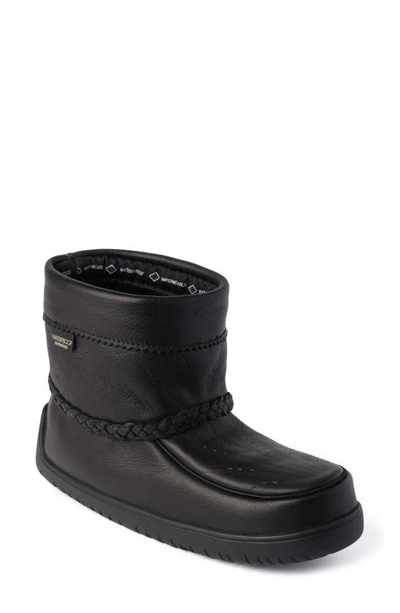 Shop Manitobah Half Tamarack Mukluk Waterproof Boot In Black Fabric