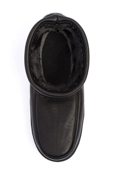 Shop Manitobah Half Tamarack Mukluk Waterproof Boot In Black Fabric