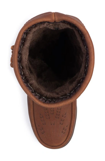 Shop Manitobah Tamarack Waterproof Mukluk Winter Boot In Tobacco