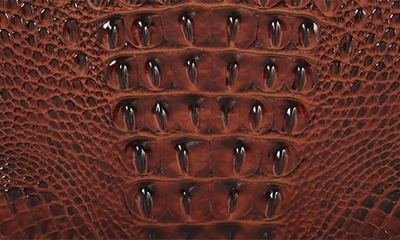 Brahmin Leia Pomegranate Melbourne Crossbody In Pecan