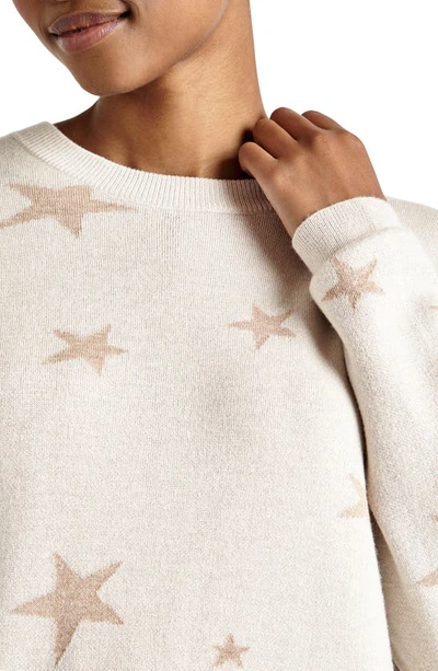 Shop Splendid Natalie Star Sweater In White Sand