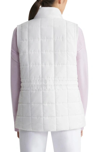 Shop Lafayette 148 Reversible Quilted Vest In White