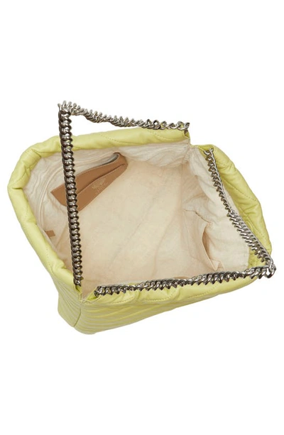 Shop Vince Camuto Pehri Quilted Leather Shoulder Bag In Celery Green