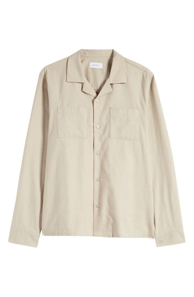 Shop Saturdays Surf Nyc Marco Long Sleeve Button-up Shirt In Classic Khaki
