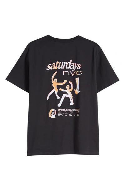Shop Saturdays Surf Nyc Movement Graphic T-shirt In Black