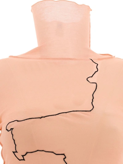 Shop Baserange "gerrymandered" Turtleneck In Pink