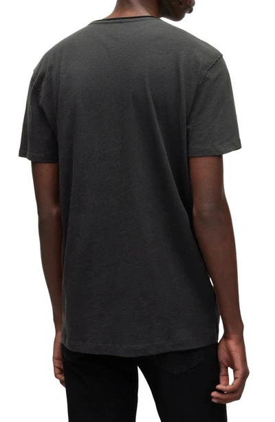 Shop Allsaints Slim Fit Crewneck T-shirt In Planet Grey