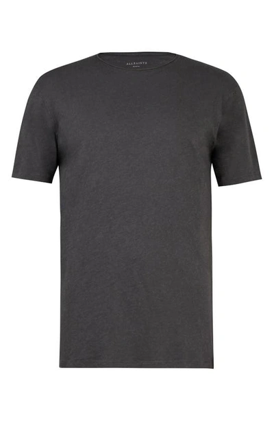 Shop Allsaints Slim Fit Crewneck T-shirt In Planet Grey