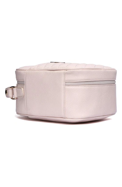 Shop Luli Bebe Monaco Faux Leather Snack Bag In Pastel Pink