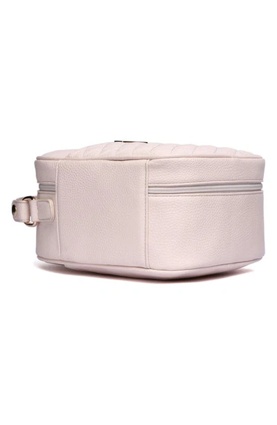 Luli Bebe Monaco Faux Leather Snack Bag In Pastel Pink