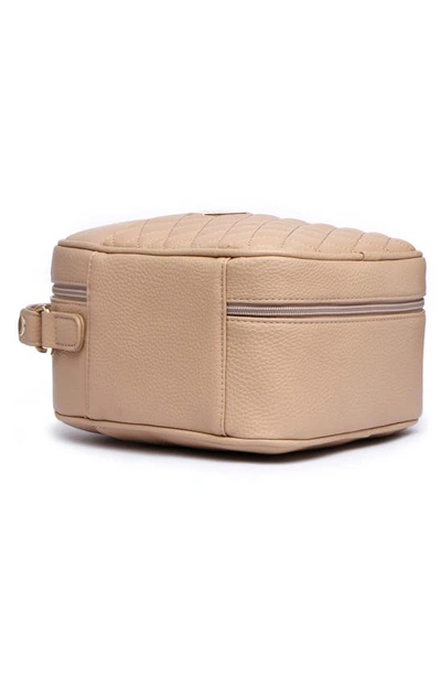 Luli Bebe Monaco Faux Leather Snack Bag In Latte Brown