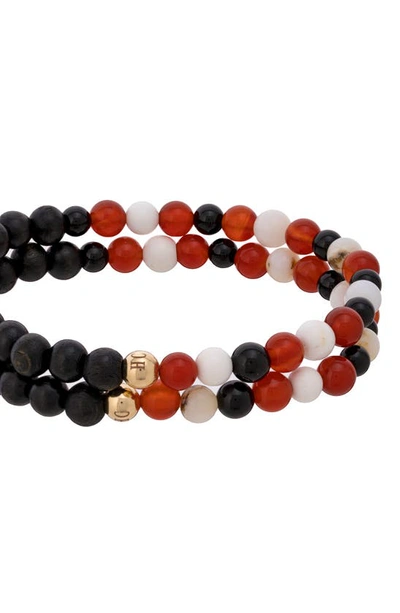 The Healer’s Collection N4 Body Healing Set Of 2 Healer's Bracelets In Black