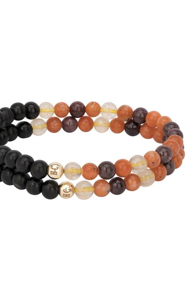The Healer’s Collection N33 After Dark/intimacy Set Of 2 Healer's Bracelets In Black