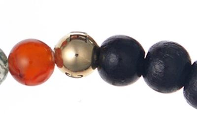 The Healer’s Collection N77 Detox Set Of 2 Healer's Bracelets In Black