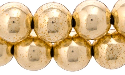 The Healer’s Collection The Healer's Collection N32 Emotional Eating Set Of 2 Healer's Bracelets In Yellow Gold