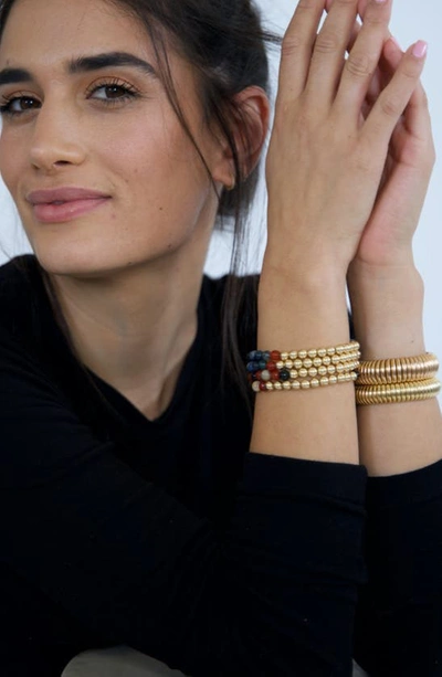 The Healer’s Collection The Healer's Collection N4 Body Healing Set Of 2 Healer's Bracelets In Yellow Gold