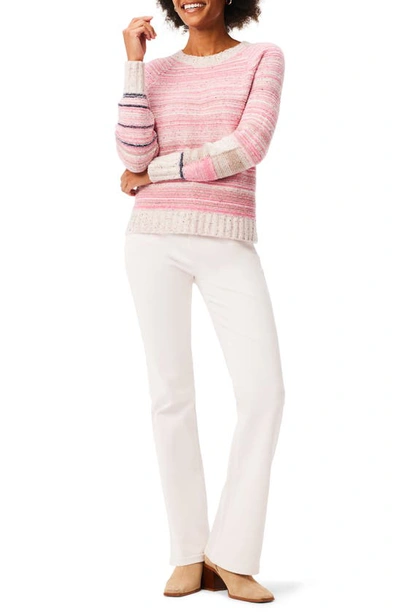 Shop Nic + Zoe Heat Mix Sweater In Pink Multi