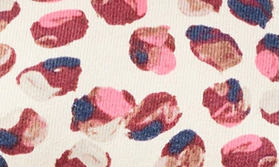 Shop Nic + Zoe Blush Dot Cotton Blend Sweater In Pink Multi